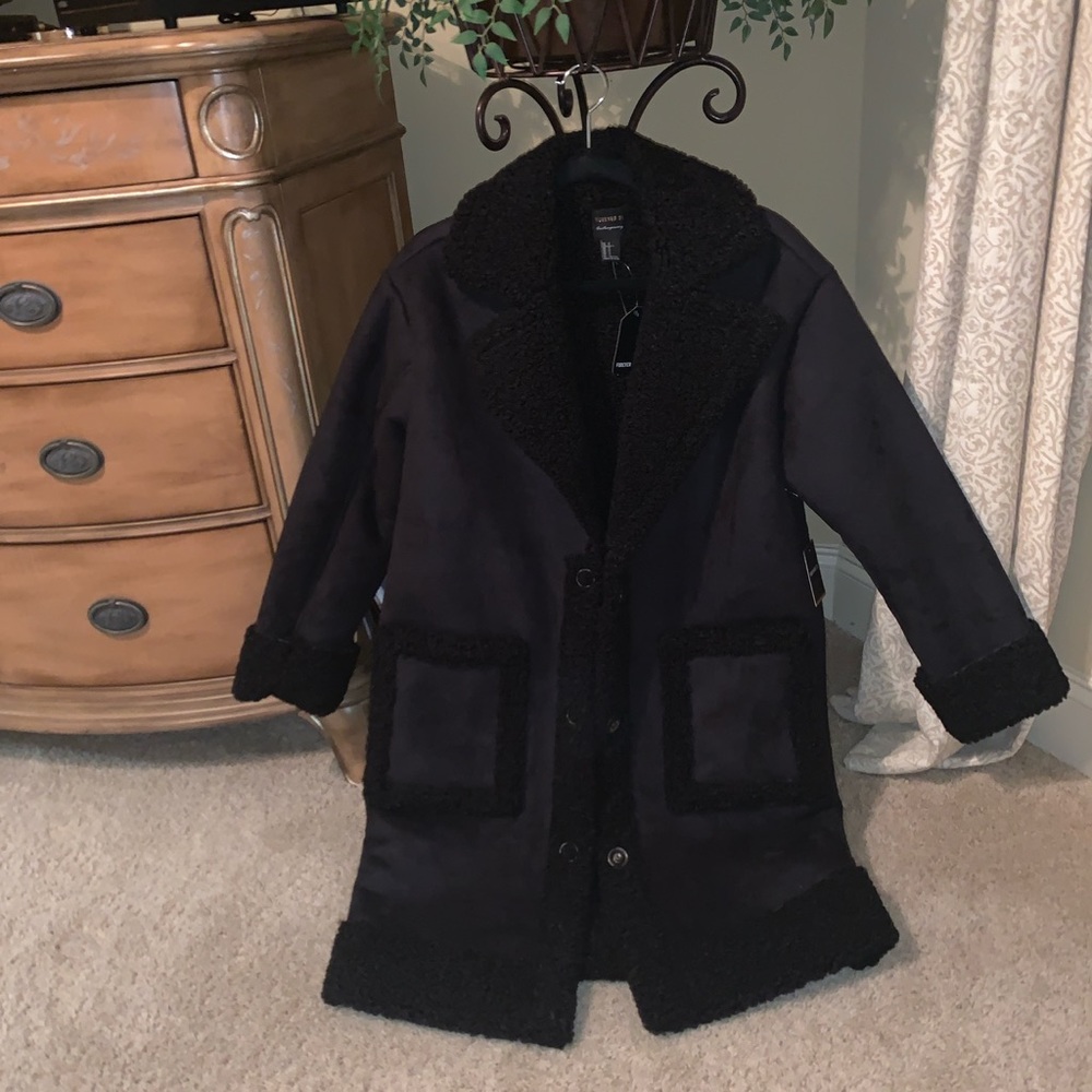 Black Suede Coat
